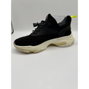 Steve Madden Shoes Women 7 Black NY90 Cinch‎ Tie Myles Sneaker Fashion Outdoor thumbnail 3