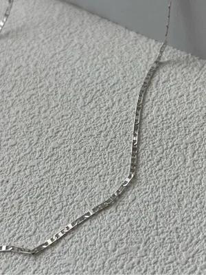NWOT Jenny Bird Two-Tone Silver Chain Necklace with Gold Pendant Charm thumbnail 6
