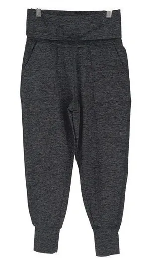 Offline by Aerie Womens The‎ Hugger Foldover Jogger Pants Charcoal Size XS thumbnail 1