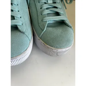 Puma Suede Sneakers 4C Jade Low Top Walking Athleisure Streetwear Sport Casual thumbnail 10