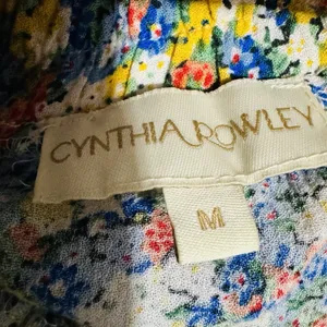 Cynthia Rowley Vintage‎ Floral Cottagecore Bohemian Layered High Waist Skirt M thumbnail 11