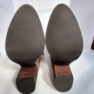 BP Over The Knee Boots Suede Block Heel Side Zip‎ Taupe Women's Size 6.5M thumbnail 6