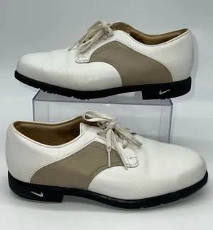 Nike Verdana Last Women’s Leather Golf Oxford Cleat Shoe Nike Air Comfort-Size 8 thumbnail 1