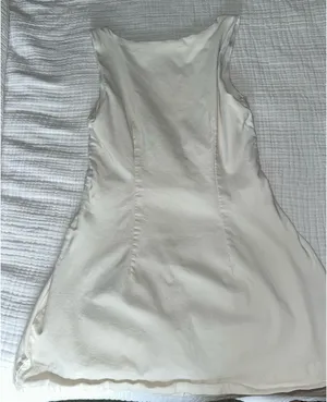 Shein Graduation Dress White thumbnail 1