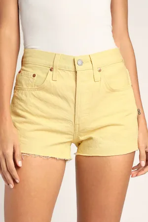 Yellow 501 Jeans Shorts thumbnail 1