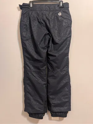 Marmot Women’s M Black Floral Insulated Snow Ski Pants Zip Pockets thumbnail 3