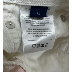 Citizens of Humanity White Micro Barrel Jeans Size 32 High Rise Baggy Rigid $248 thumbnail 11
