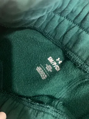 Green under armour sweat shorts thumbnail 2