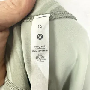 Lululemon Align High Rise Short 8" Size 16 NWT Le Tigre Camo Green Fern Multi thumbnail 4