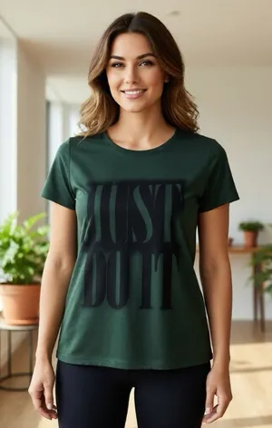 *30off3*‎ NWOT. NIKE T-Shirt. Dark Teal Color. Medium. thumbnail 1