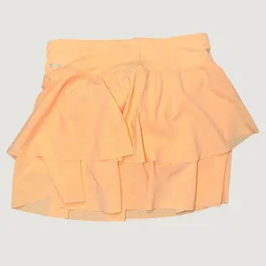 DSG Girls Small Peach Lightweight Stride Skort Ruffle Athletic Tennis Skirt NWT thumbnail 2