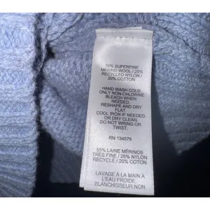 Vineyard Vines Fair Isle Merino‎ Wool Blend Mock Neck Sweater Women's Small Cozy thumbnail 8