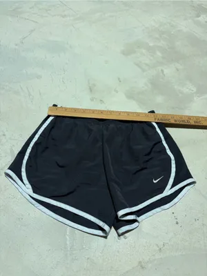 Nike Women's Black Shorts with White large thumbnail 3