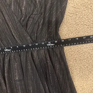 Alexa B Nites 14 Dress Sheer Metallic Gold Tread Maxi thumbnail 8
