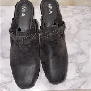 MIA Black studded Mules size 10M thumbnail 5