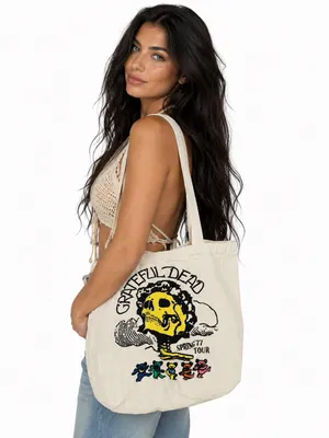 Urban Outfitters Grateful Dead Spring ’77 Tour Canvas Tote Bag Bears thumbnail 2