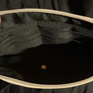 Stone‎ and Co. Leather Wristlet- Tan and Black with brown leather wrist strap thumbnail 4