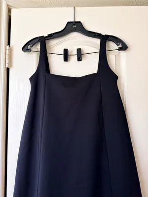 The Park Andy Mini Dress Square Neck Noir Dark Navy Small thumbnail 3
