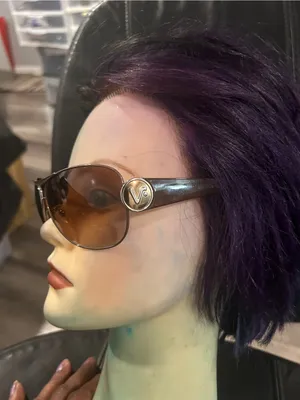 Vogue Brown Gradient Aviator Sunglasses for Women thumbnail 4