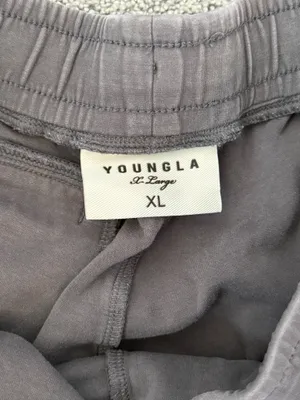 YoungLA Men Shorts Gray Size XL thumbnail 6