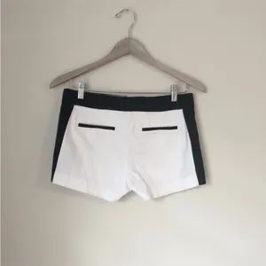 J.Crew black white tuxedo cotton shorts 2 thumbnail 4