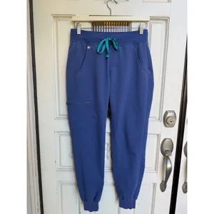FIGS Technical Collection Zamora Jogger Scrub Pants Big Sky Blue Womens Size XS‎ thumbnail 2