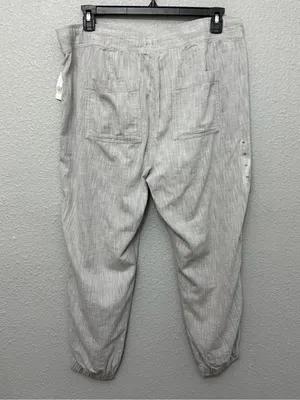 NWT GAP Cotton Heathered Gray Joggers Size XL thumbnail 2