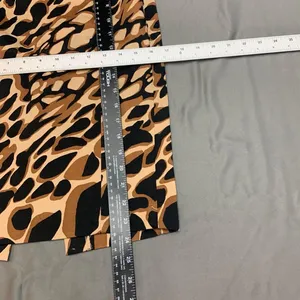 Express Design Studion Leopard Print Pencil Skirt 2 Vintage Y2K Workwear Mini thumbnail 3