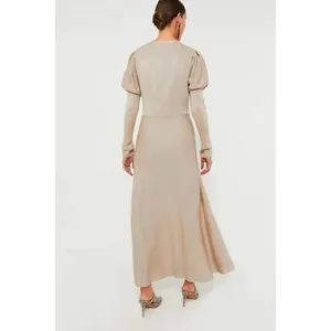 NWT Tuckernuck POMANDER PLACE Brielle in Tan Knit Maxi Sweater Dress S thumbnail 5