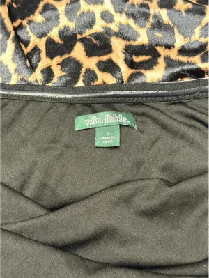 Wild Fable Leopard Print Halter Top - High Neck Cheetah Animal Print Tank - M thumbnail 3