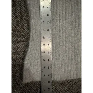 Vintage Tailor B Moss Wool Rabbit Lamb Angora Gray Sweater Scoop Neck SizeSmall thumbnail 4