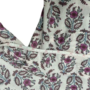 J.Crew Women's Sz S Pink Floral‎ Button-Down Shirt Long Sleeve Cotton Blouse thumbnail 6