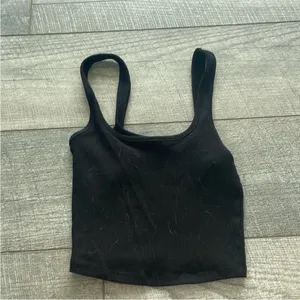 Tilly's Destined Size XS Black Crop Top Tank Top. thumbnail 4