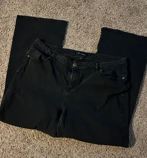 Black Bootcut Jeans Size 20W thumbnail 1