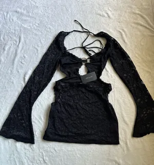 Outcast Clothing Amore Mini Dress Black thumbnail 8