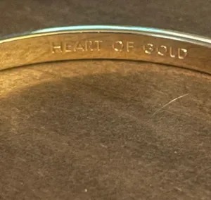 Kate Spade Heart Of Gold Idiom Bangle Bracelet thumbnail 6