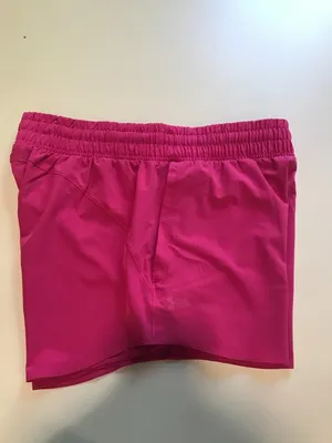 Under Armour Women's 3" Flex Woven Short in Pink Size L NWT thumbnail 2