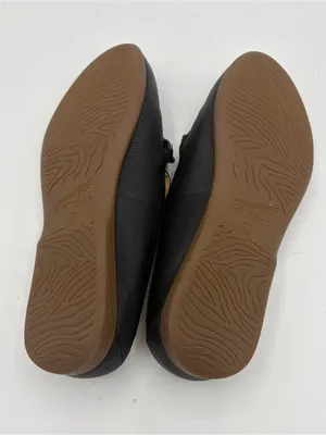 Dansko Leora Nappa black leather slip on mule women’s 40/10 chic mature comfort thumbnail 4