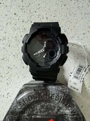 G-Shock Casio Black Resin Strap Digital Analog Men’s Watch | GA100-1A1 thumbnail 10