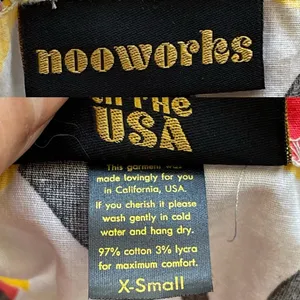 Nooworks Dancing‎ Ladies Overalls Cotton Print XS EUC thumbnail 5