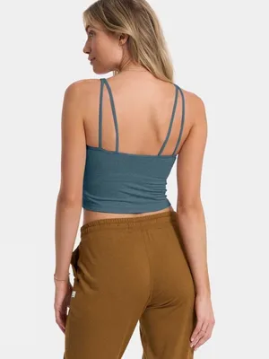 Vuori Womens Halo Performance Crop Tank Top thumbnail 4