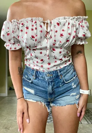 SheIn Off The Shoulder Blouse thumbnail 1