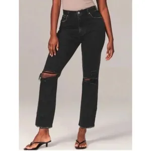 Abercrombie & Fitch The Ankle Straight Ultra High Rise Jeans Sz 8 thumbnail 6