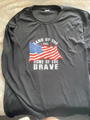 America Long Sleeve Black Size L thumbnail 1