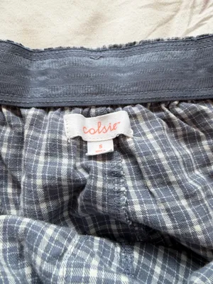 Colsie Women’s Plaid Boxer Shorts thumbnail 3