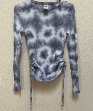 Pink Victoria Secret Tie-Dye Long Sleeve Top thumbnail 9