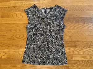 Ann Taylor twist front blouse size S thumbnail 8