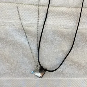 Elegant Streetwear Heart Shape Silver Plating Pendant Dual Partner Necklace thumbnail 5
