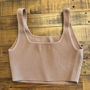 ARITZIA | BABATON Sculpt Knit Squareneck‎ Cropped Tank thumbnail 3