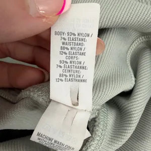 OFFLINE by Aerie Leggings Womens Medium Sage Green Ribbed High Rise Yoga thumbnail 9